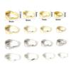 50pcs Brass Pendant Pinch Bails Clasps Gold Plated Sliver Plated Multisize Brass Melon Seed Buckle High Quality Jewelry Findings