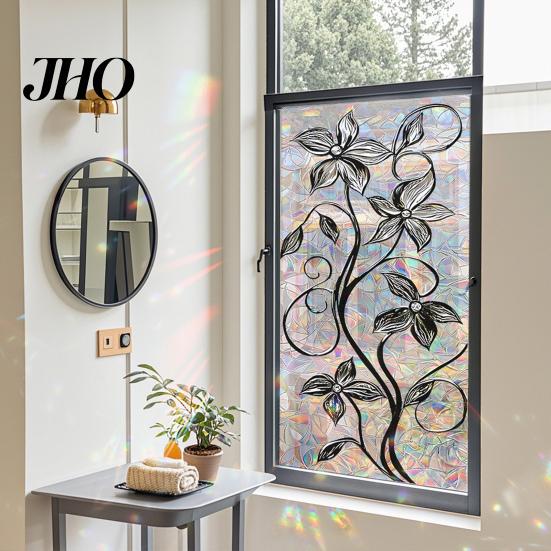 Easy Install Window Film Static Glass Sticker Privacy Protection Softens Light Electrostatic Soft Diffusion Waterproof Scratch-Proof Care Decal