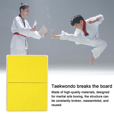 Taekwondo Rebreakable Board Reusable Kids Adults Speed Strength Training Performing EVA Breaking Punching Board Martial Arts Karate Boxing Equipment