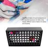 78 Holes Iron Tattoo Pigment Rack Tattoo Ink Display Holders Support Black Baking Varnish Color