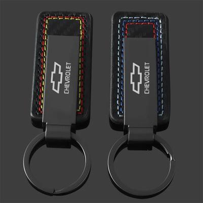 For High-Grade Metal Leather Key Rings Keyrings Car Keychain Blazer IMPALA Cobalt ORLANDO SILVERADO SUBURBAN TRAX BOLT