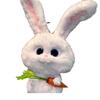 Boss Bunny: Long-Eared Plush Rabbit Doll Gift for Girls' Birthdays