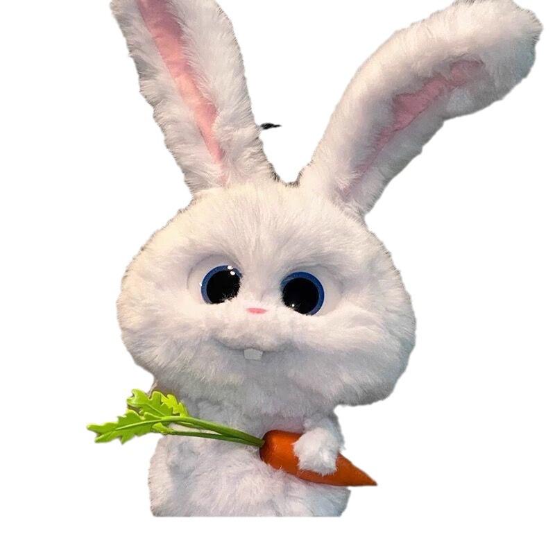 Boss Bunny: Long-Eared Plush Rabbit Doll Gift for Girls' Birthdays