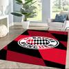 Bayern Munich Abstract Art Square Rugs Are a Great Choice for Living Rooms, Bedrooms, Home Décor, and As Gifts