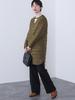 Beams Heart French Long Down Size M Women's Jacket, Olive,