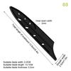 3-8 Inch Kitchen Knife Sheath Black Plastic Knife Covers Knife Blade Protector Cover Edge Guards Case Kitchen Accessory