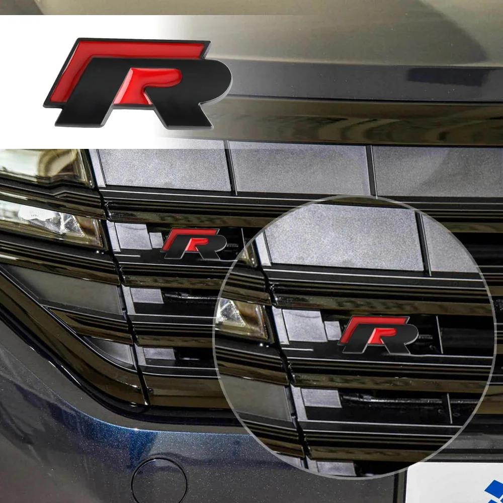 T322026 Hot VOLKSWAGEN Metal Car Badge Front Grill Emblem Rear Trunk Sticker for Volkswagen POLO Passat Santana Jetta Tiguan Sagita