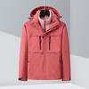 Three-in-One Outdoor Jacket: Fleece Liner, Waterproof, Windproof, Custom Logo