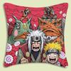 Hot Cartoon Anime Cool NNARUTOS Pillow Covers Cartoon Sofa Decorative Home Doublesided Printing Short Plush Cute Cushion Cover