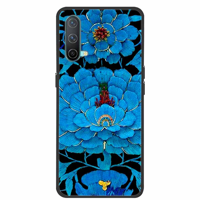 3D Phone Case For OnePlus Nord CE5 CE CE2 CE3 CE4 Relief Emboss Flower Cover for OnePlus Nord CE 2 3 4 5 Silicone Soft Protector
