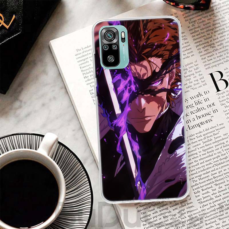Aizen Sousuke Bleach Cover For Xiaomi Redmi Note 14 13 12S 12 11 Pro Plus Phone Case 11S 10S 10 11E 11T + 9S 9 Print Coque