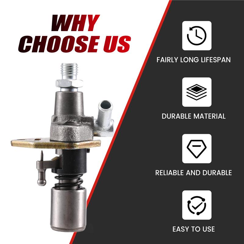 A96I-Für 186F Einspritzpumpe Ohne Magnetventil Für 186 186F 10PS Motor Ölpumpe Bodenfräse Zubehör
