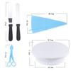 Cake DIY Cake Baking Tools 80pcs Icing Baking Nozzles Piping Bags Sets Decorating Kits Cake Turntable Pastry Tools for Kitchen