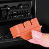 Protection de port OBD Housse en silicone Bouchon anti-poussière pour prise de diagnostic universelle Accessoires d'intérieur automobile Garniture de style