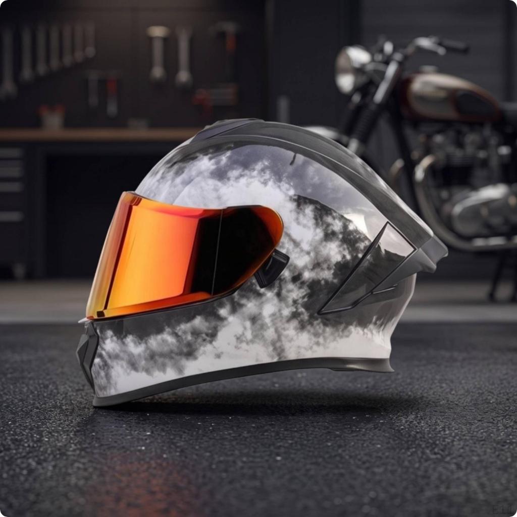 DOT Approved FullCoverage Headgear | CarbonFiberStyle with Visor, for Road Riding M Carbon Fiber