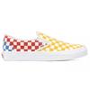 Vans Classic Slip-On Multicolor Checkerboard Unisex Sneakers Black Multi-Color True-White VN0A38F7VLV