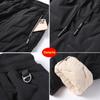 Vinter lammeull Warm Thicken Joggebukser Herre Mote Joggers Vanntette Uformelle Bukser Herre Pluss Fleece OverSize bukser