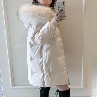Manteau pour Femmes Polaire Épaissi Peluche Automne Hiver Ample Grand Col Fourrure Coupe-vent Imperméable Décontracté Doudoune