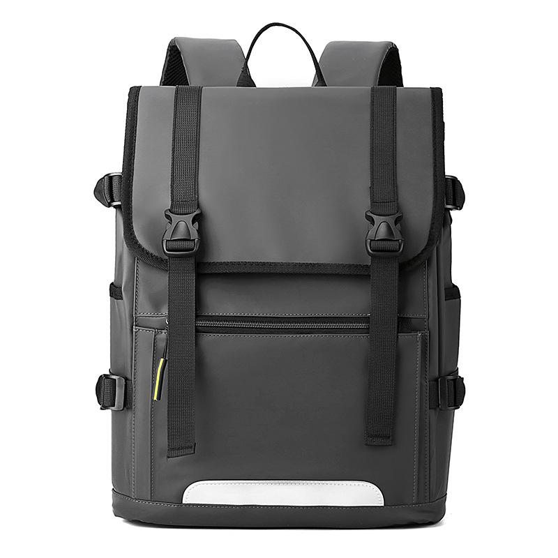 

Business Backpack for Men s Backpack for Commuting and Traveling Fashion Nylon Computer Bag Large Capacity Schoolbag Men s Bag серый