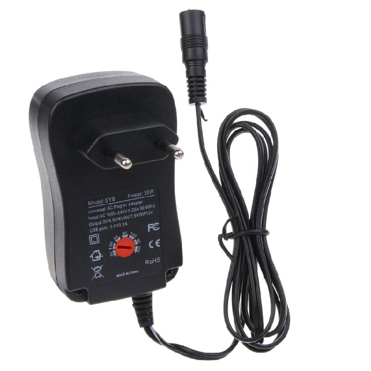 Multifunctional Power Supply Adapter 100-240V AC To DC3-12V for LCD Monitors LCD