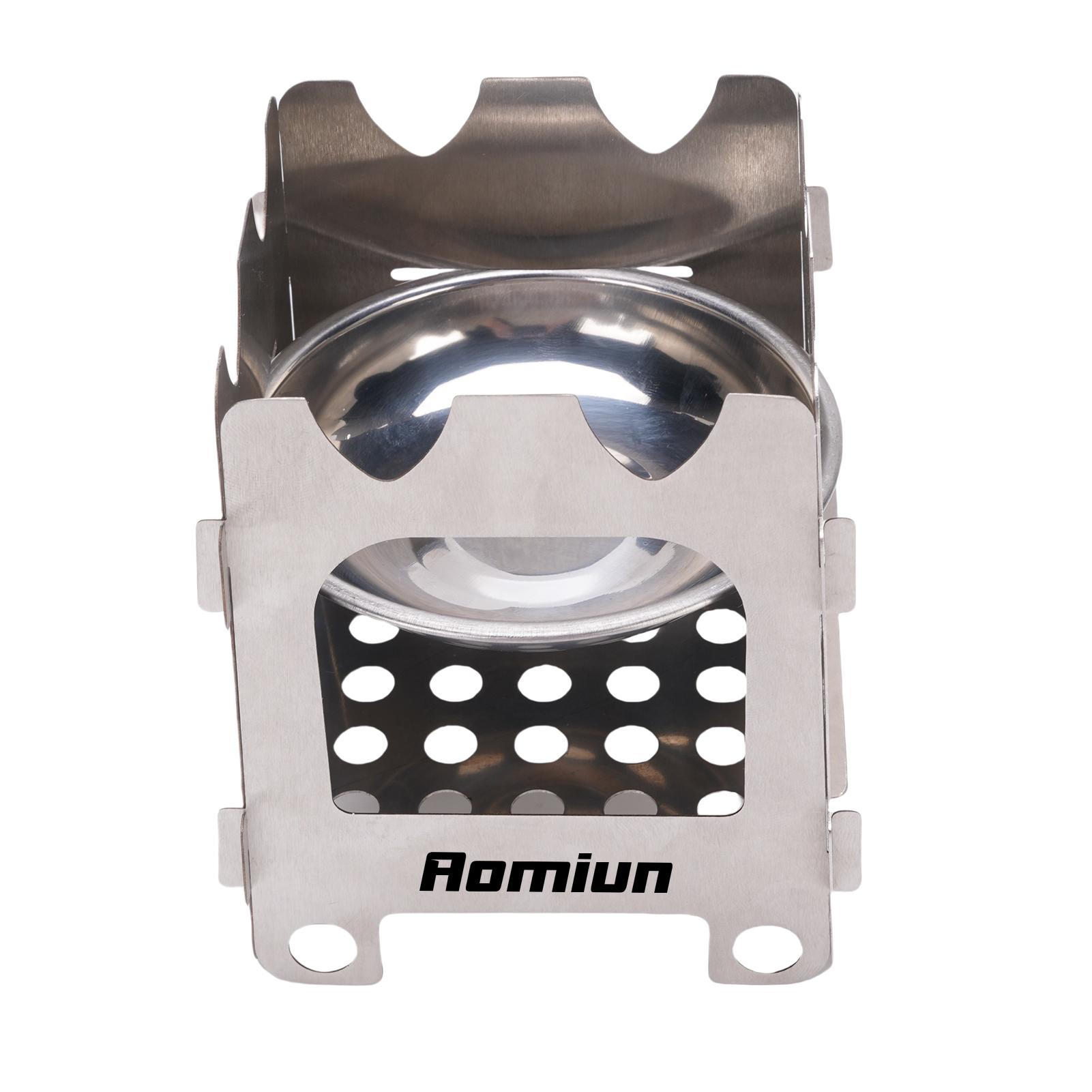 

Многофункциональная походная плита из нержавеющей стали, высокоэффективная, 3 в 1, сгорание дров, спирта, газа