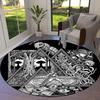 Hunter X Hunter Round Area Rug Carpet Rug For Living Room Bedroom Sofa Playroom Decor Nonslip Floor Mat
