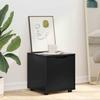 Bathroom Cabinet Black 40.5 X 40 X 44 Cm Particleboard