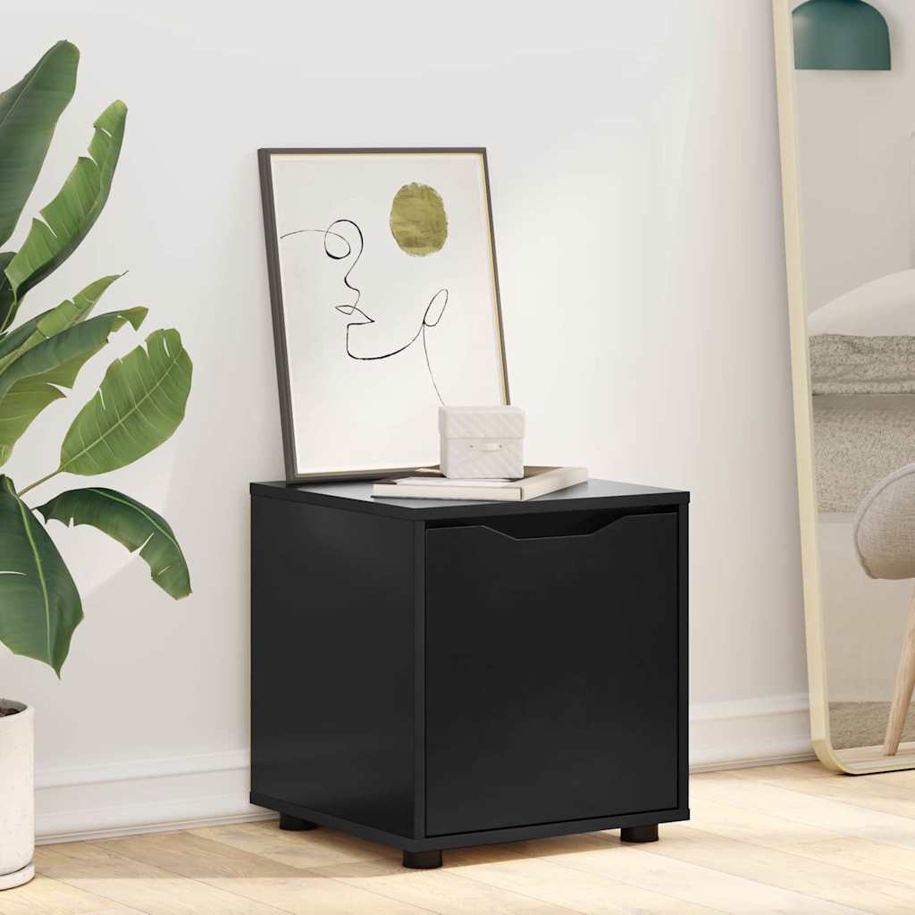 Bathroom Cabinet Black 40.5 X 40 X 44 Cm Particleboard