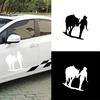 Creative Water Resistant Cowgirl Car Sticker Decal Vehicle Guitar Suitcase Decor
