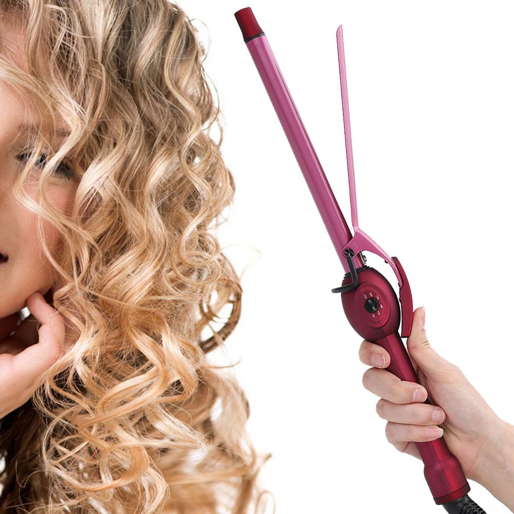 Mini Electric Hair Curler Salon Curling Wand Anti-Scald Temperature Adjustment Hair Styling Tool