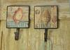 Retro mediterranean beach shell wall hanger