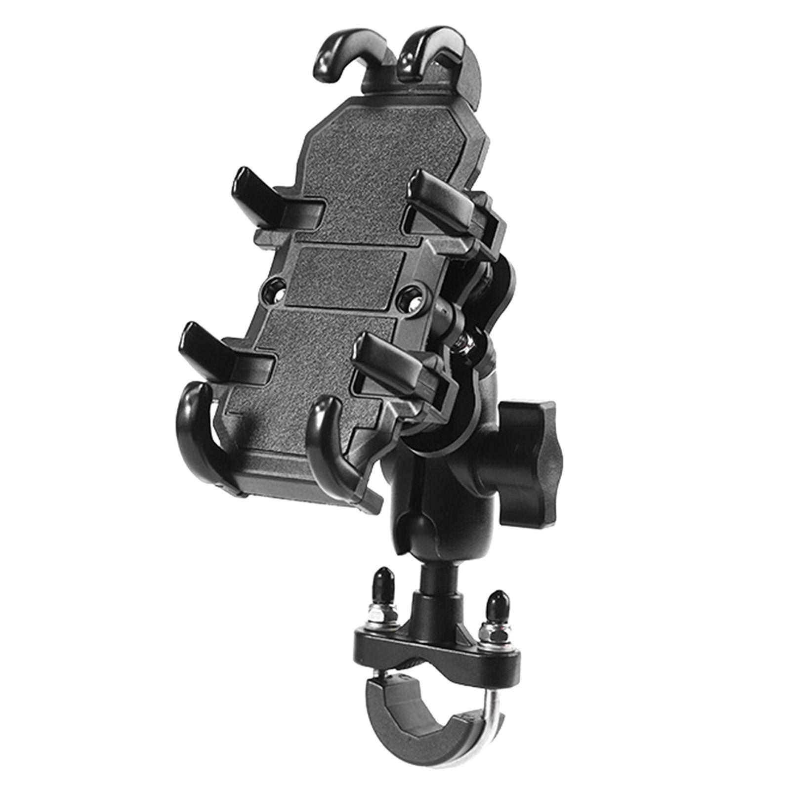 

Держатель для телефона на мотоцикл, амортизирующий, 8 лапок, фиксированный механический замок, кронштейн для навигации телефона