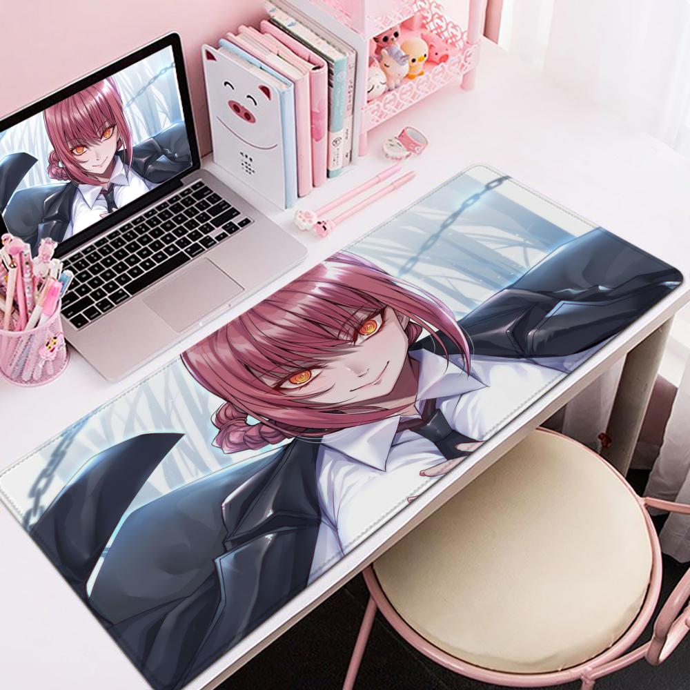 Chainsaw Man Mouse Pad xCM Nonslip Gaming Mousepad Gamer ESports Mouse Mat Game Mechanical Keyboard XXL Desk Mat