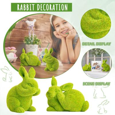 Flocking Easter Simulation Animal Ornaments Velikonoční ozdoby Velikonoční dárky Řemesla