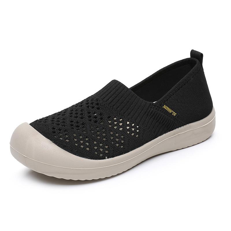 Shoes Women's 2025 Spring and Autumn New Comfortable Lazy One-pedal Round Head Fashion Women's Shoes Shallow Mouth Breathable Single Shoes