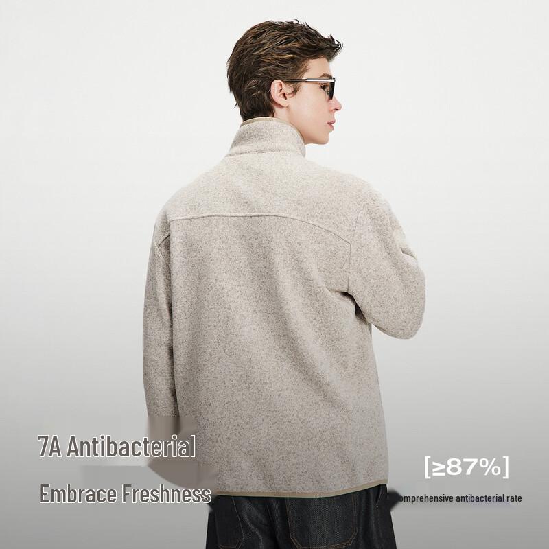 NVG·YOUNG Stand-Collar Thermal Fleece Jacket