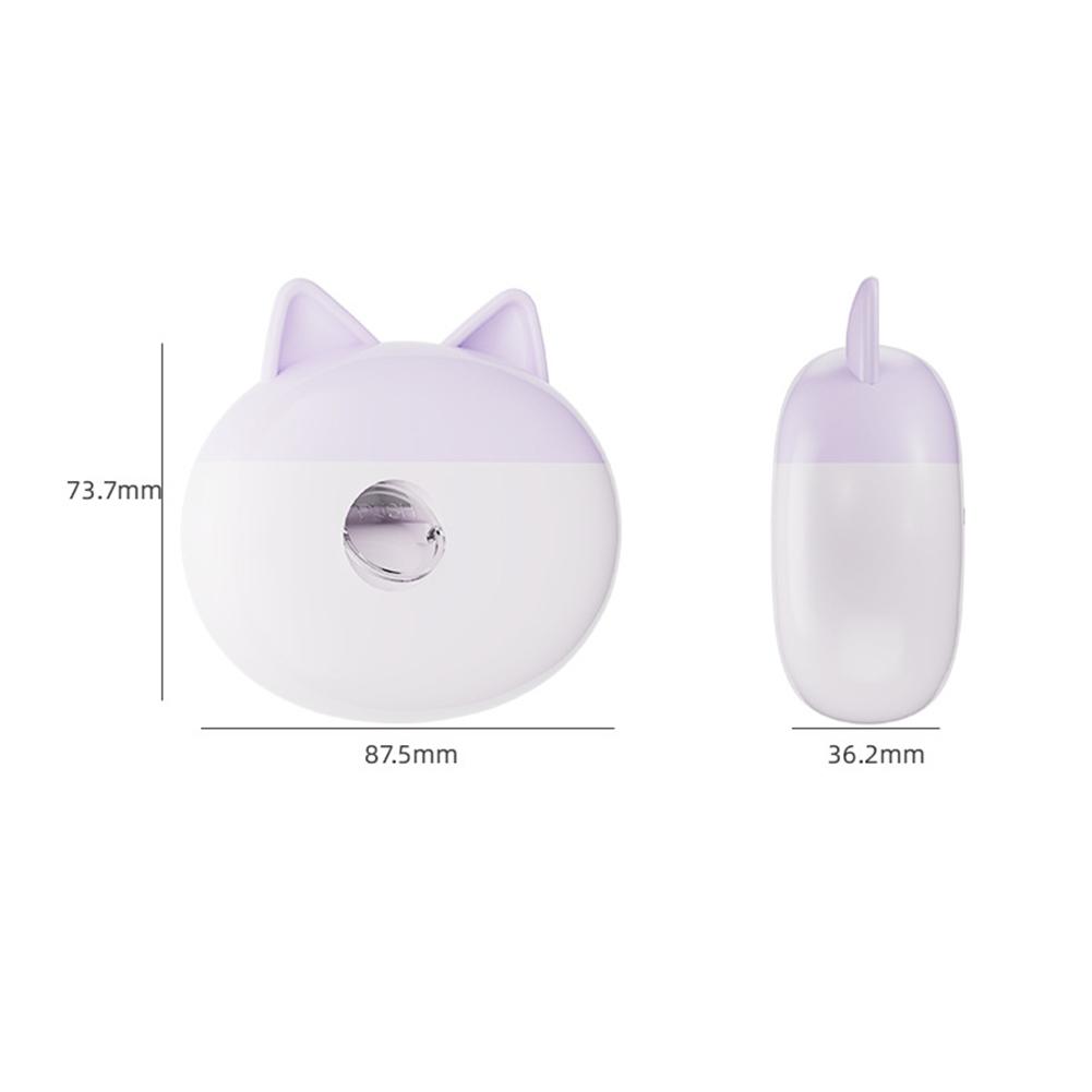 Portable Electric Nail Clippers Automatic Anicure Trimmer With Polisher & Light Adult Baby Fingernail Toe Scissors