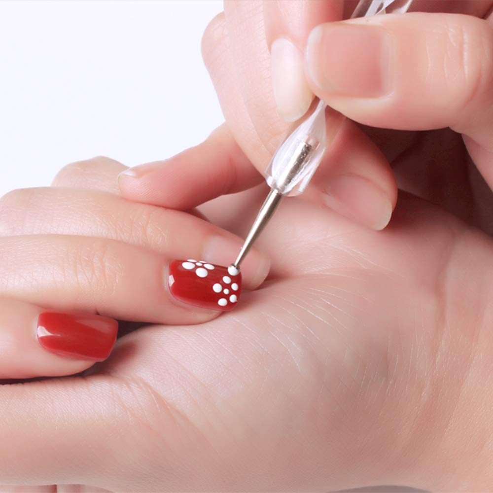 LINMANDA Nail Dotting Tools Nail Art Brushes Set Gel Polish Acrylic Nail Brus Nail Design Tools Nail Brushes for Nail Art