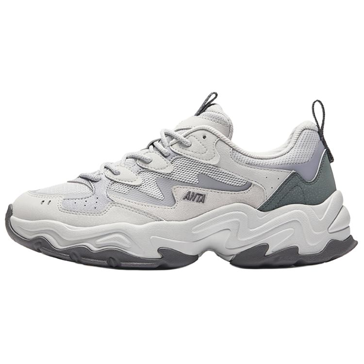 Anta Meteorite 2 Low Top Casual Shoes Mens Grey Green 112438855-2