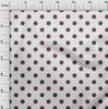 oneOone Cotton Flex Chocolate Brown Fabric Polka Dots Dots Sewing Fabric By The Yard Printed Diy Clothing Sewing Supplies 40 Inch