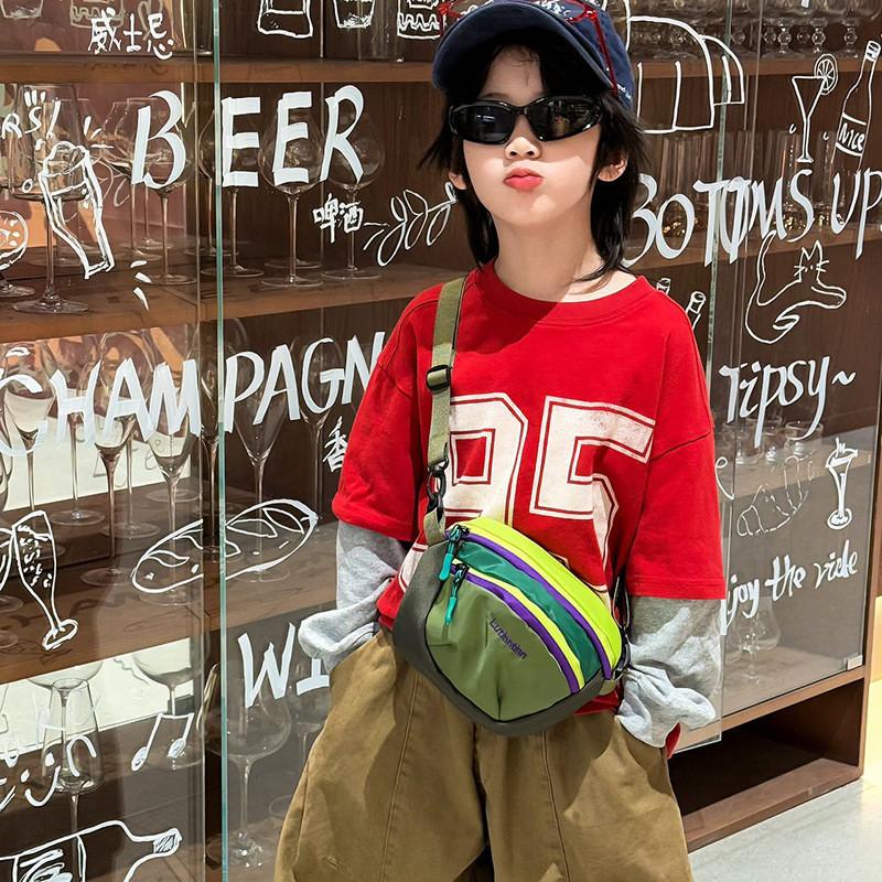 Bolso Cruzado Streetwear para Niños con Nylon Transpirable y Diseño Ligero para la Escuela y Uso al Aire Libre