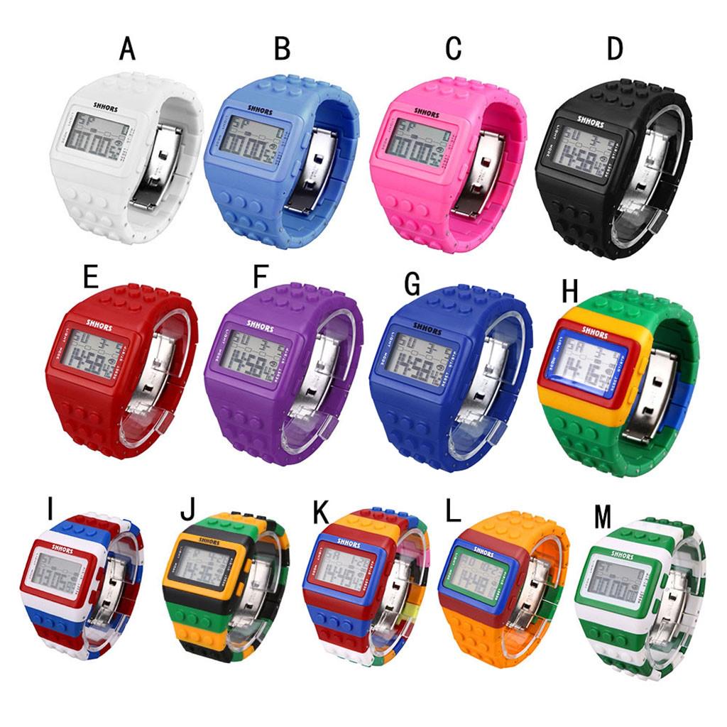 Orologio Digitale Sportivo XCZAP Unisex 50m Impermeabile | Cronografo Silicone Quadrante Rettangolare Bianco