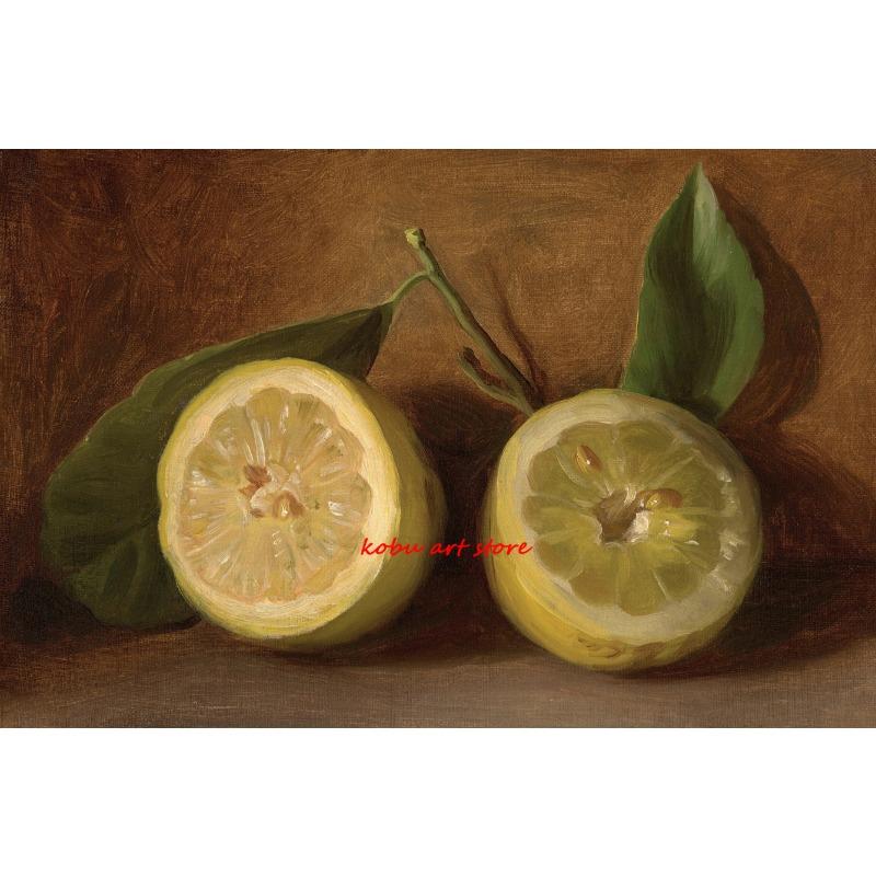 Poster Imprimeu Pânză Pictură de Perete Natură Moartă Fructe Piersici Măr Antic Rustic Vintage Decor Bucătărie Fermă de Țară