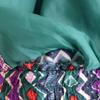 malcolm flowers 90s Silk Old Blouson L Green and others Women Used