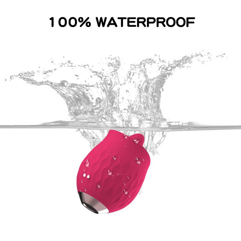 Female Silicone Tongue Lick Vibator Toy Masturbator 10 Modes Waterproof Low Noise Clitoris