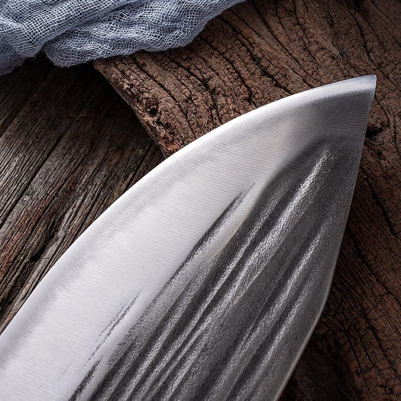 Cuțite chinezești de bucătărie lucrate manual Cuțit de bucătar din oțel Cuțit pentru carne Cuțit pentru sacrificare Tocător de legume