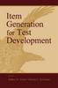 Bok Item Generation for Test Development