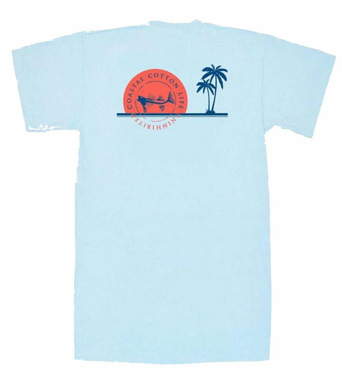 Coastal Cotton Abbigliamento Costa Manica Corta Tasca T-Shirt L