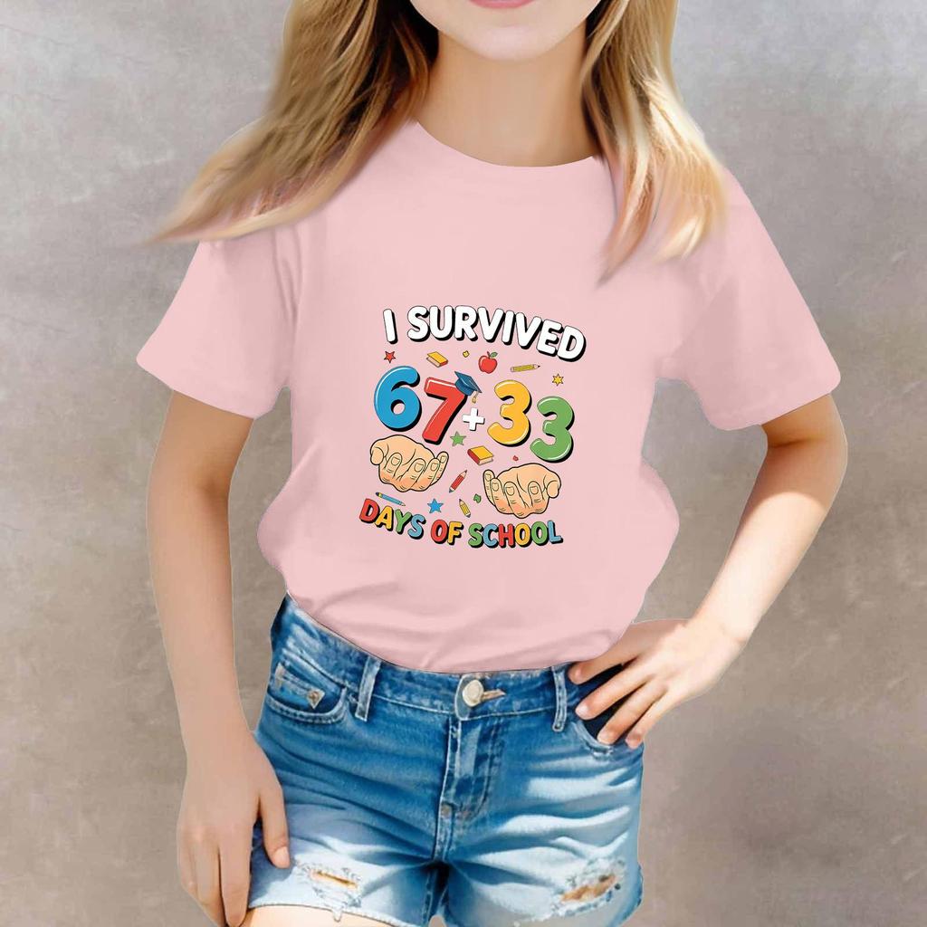 St. St. Patrick's Day Kleinkind Mädchen Junge T-Shirts Kinder Oberteil Jungen und Mädchen Bedrucktes Kurzarm-T-Shirt