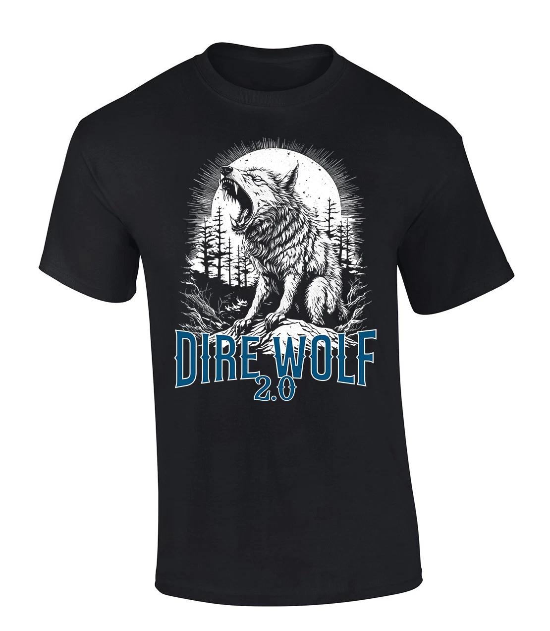 Trenz Shirt Company Dire Wolf 2.0 Graphic Short-Sleeve T-Shirt L